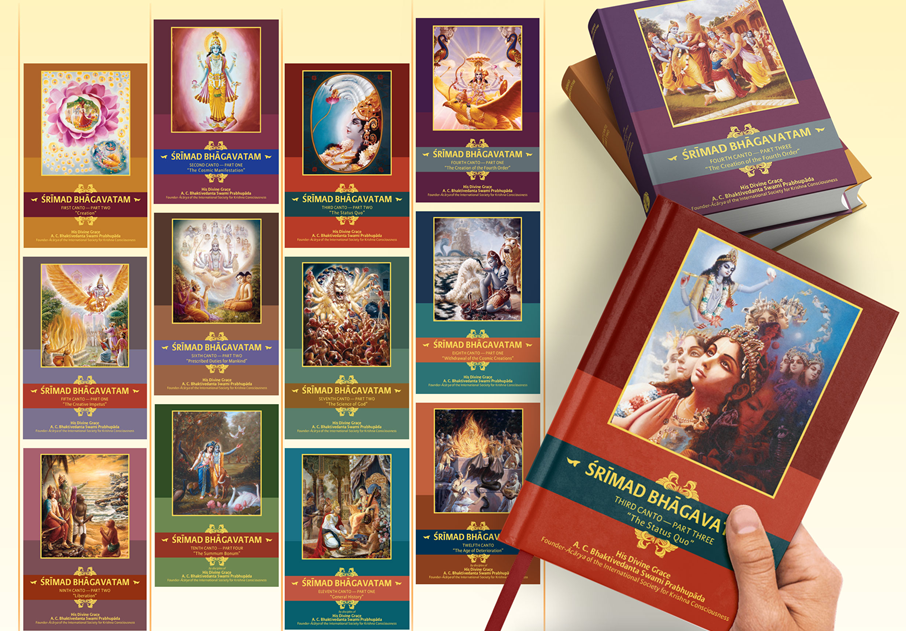 [ENG0SBPKT] Srimad Bhagavatam Full Set (44 Volume) [5*7 inches] : English